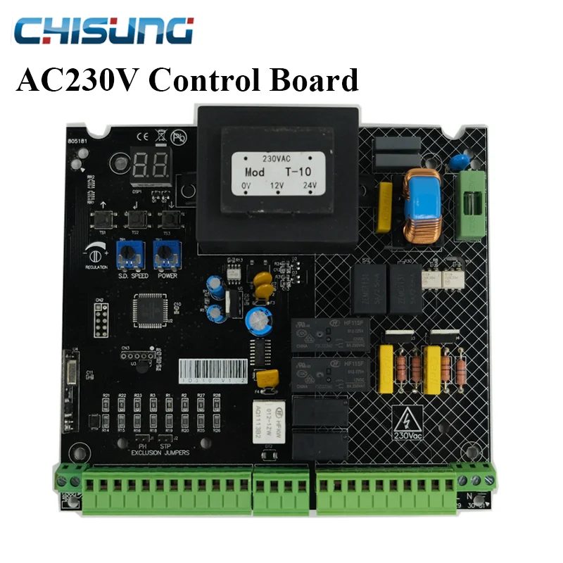 AC220V Dual Swing gate opener motor pcb circuit board controller card control unit for 220VAC swing linear motor actuators