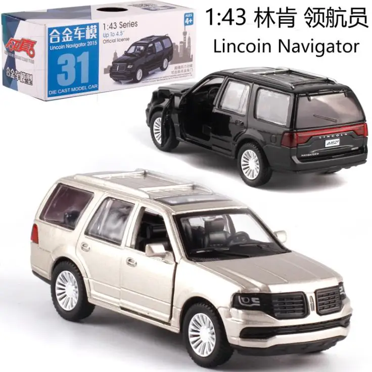 lincoln car models alloy pull back Lincoln Navigator SUV,Original packaging,selling toys,free shipping