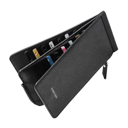 Women / Men Long Wallet Zipper Pocket Card Holder Clutch Slim Purse Coin Credit Card Wallet Ticket Credit Card Bag Case -35