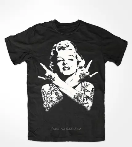 Tattoo 1 Premium Tshirt Biker Motorrad Punk Rock N Roll Fashion Cotton T Shirts Men Tees Tops Hip Hop