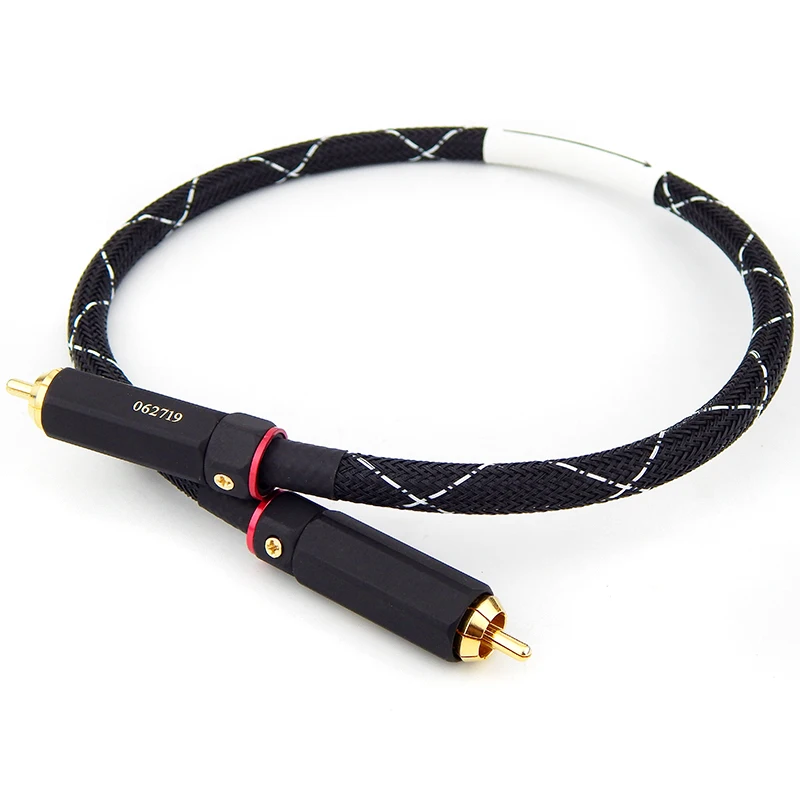 

New Hifi Audio Video 75ohm Digital Coaxial DAC Cable Press amplifier decoder RCA cable Stereo TV Audio speaker Digital line