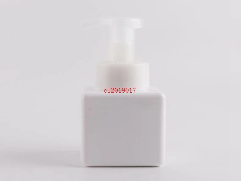 250ML Plastic Soap Dispenser Bottle Square Shape Foaming Pump Bottles Soap Mousses Liquid Dispenser Foam Bottles Packing Bottles