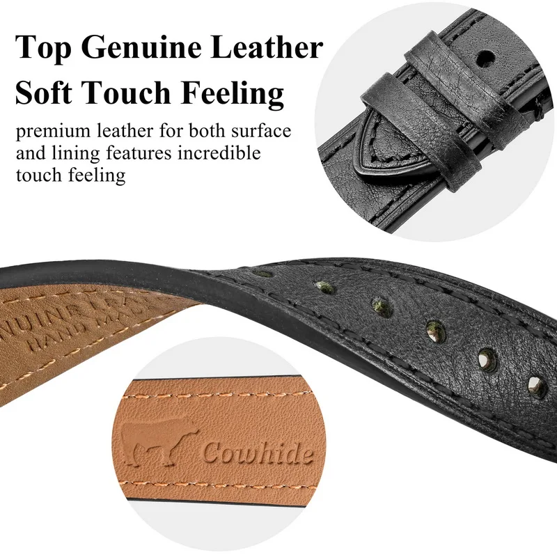 HEMSUT Italy Genuine Cow Leather Watch Band For Man Vintage Soft Wrap Handmade Leather Watch Straps Quick Release 22mm18mm20mm