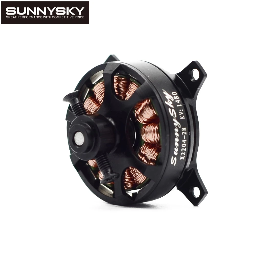 1PC Original Sunnysky X2204 KV1480/KV1800 Brushless Motor designed for RC quadcopter f3p Airplane 3D fixed-wing aircraft