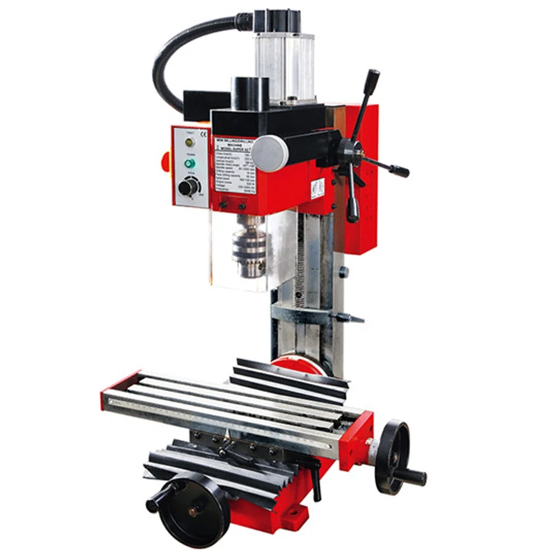 Miniature small household metal processing machinery vertical drilling and milling machine SXJ9510/SX2