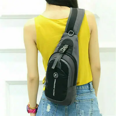 Brand New Mens Women Waterproof Small Chest Bag Pack Travel Sport Shoulder Sling Backpack Crossbody Bags Gift