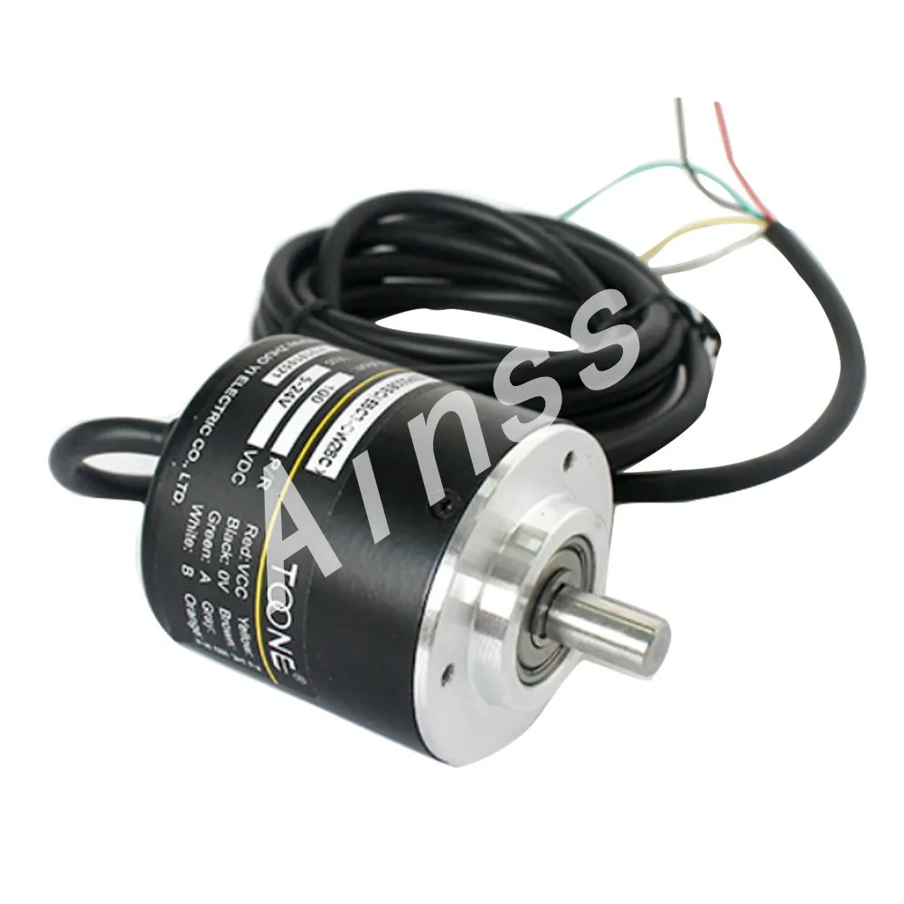 Encoder rotativo fotoelettrico di Zhuo Yi ZBP3808GF 8-24V ABZ E6HZ-CWZ5G di uscita supplementare trifase