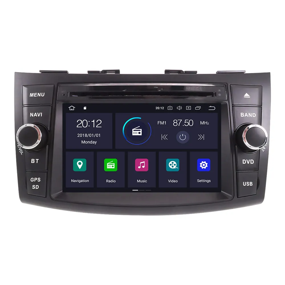 Android 10,0 4 + 64GB car Multimedia DVD  player For SUZUKI SWIFT 2011-2016 car radio recorder GPS navigation vídeo, multimedia