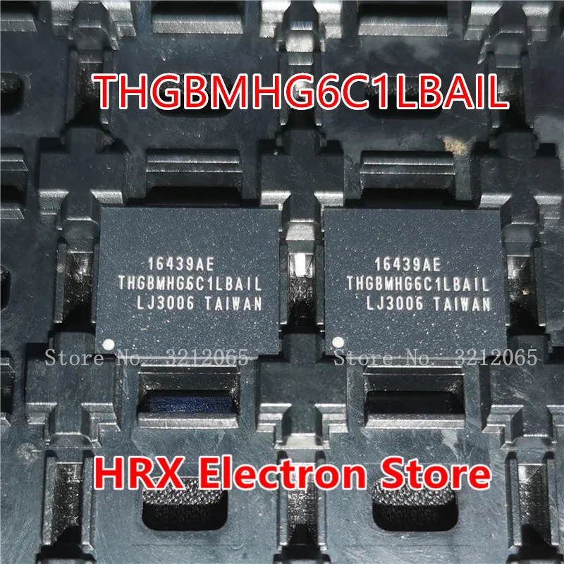 100% New Original THGBMHG6C1LBAIL BGA153Ball EMMC5.1 (1-10piece)