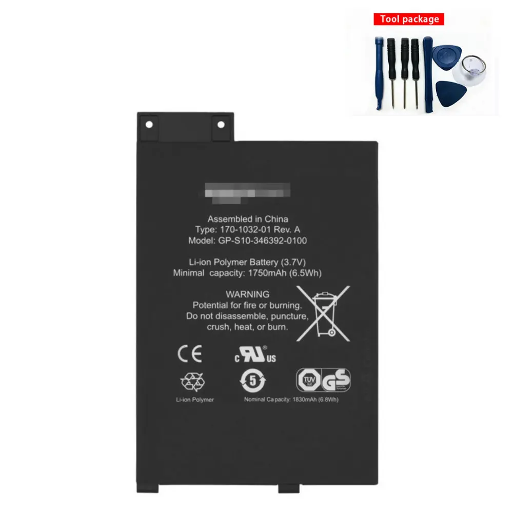 3.7v 1750mah GP-S10-346392-0100 Battery  for Kindle 3 GP-S10-346392-0100 S11GTSF01A  Ebook batterie+track the number