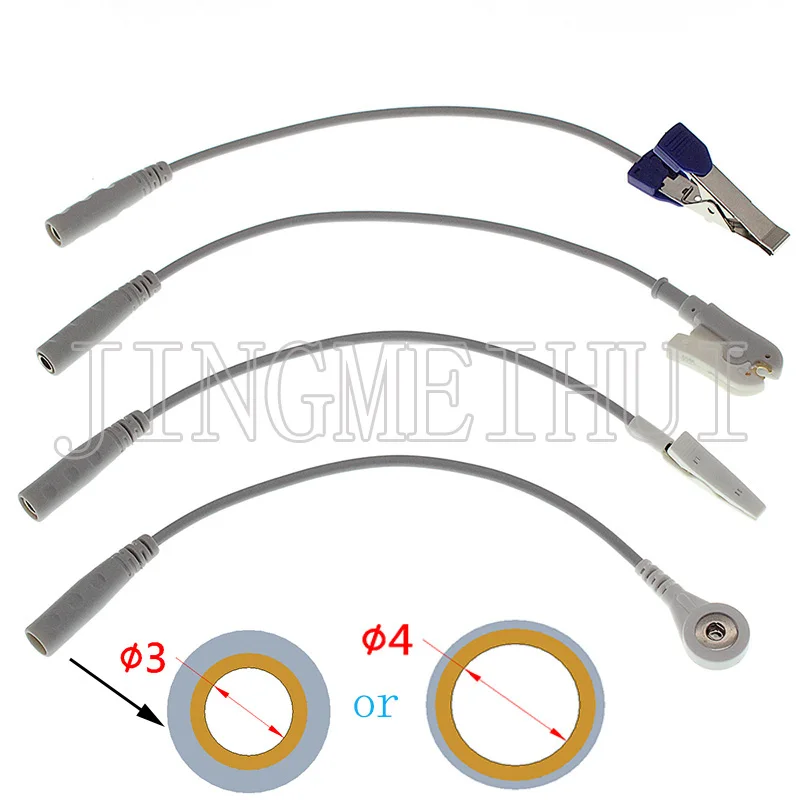 

ECG EKG Electrode adapter/extension cable for Mindray/Nihon Kohden/Comen/Siemens/Schiller/Bionet/GE/Mortara/Edan ECG cable.