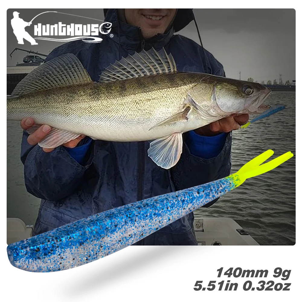 Hunthouse Easy Shiner - Señuelo silicona nadador 140mm