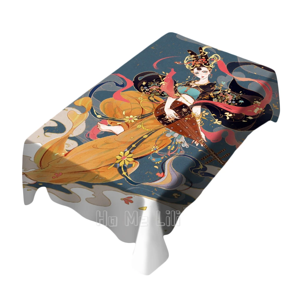 

Женская скатерть с рисунком древнего Западного региона, украшение для столовой