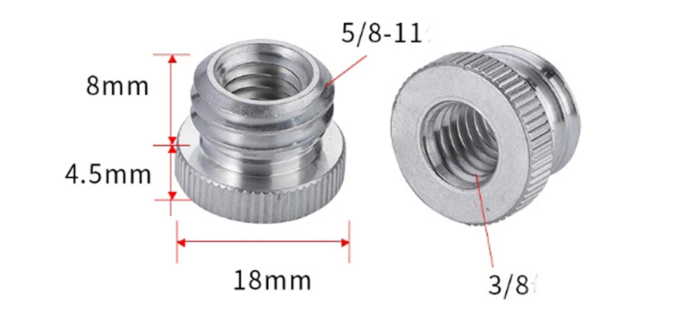 Aluminum 2pcs 1/4