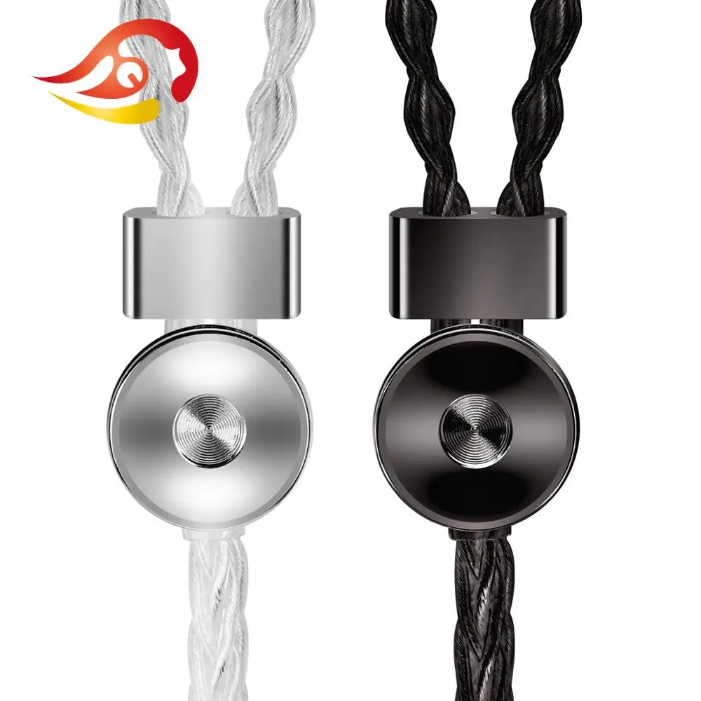 QYFANG Bright Aluminum Alloy Y Splitter Slider Audio Jack Metal Adapter Earphone Plug DIY 8 Core Upgrade Headset Wire Connector