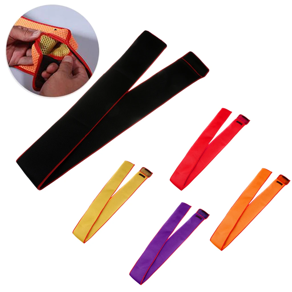 Waterproof Foldable Fishing Rod Bag Rod Sleeve Cover High-capacity Fishing Pole Glove Protector Pouch Red