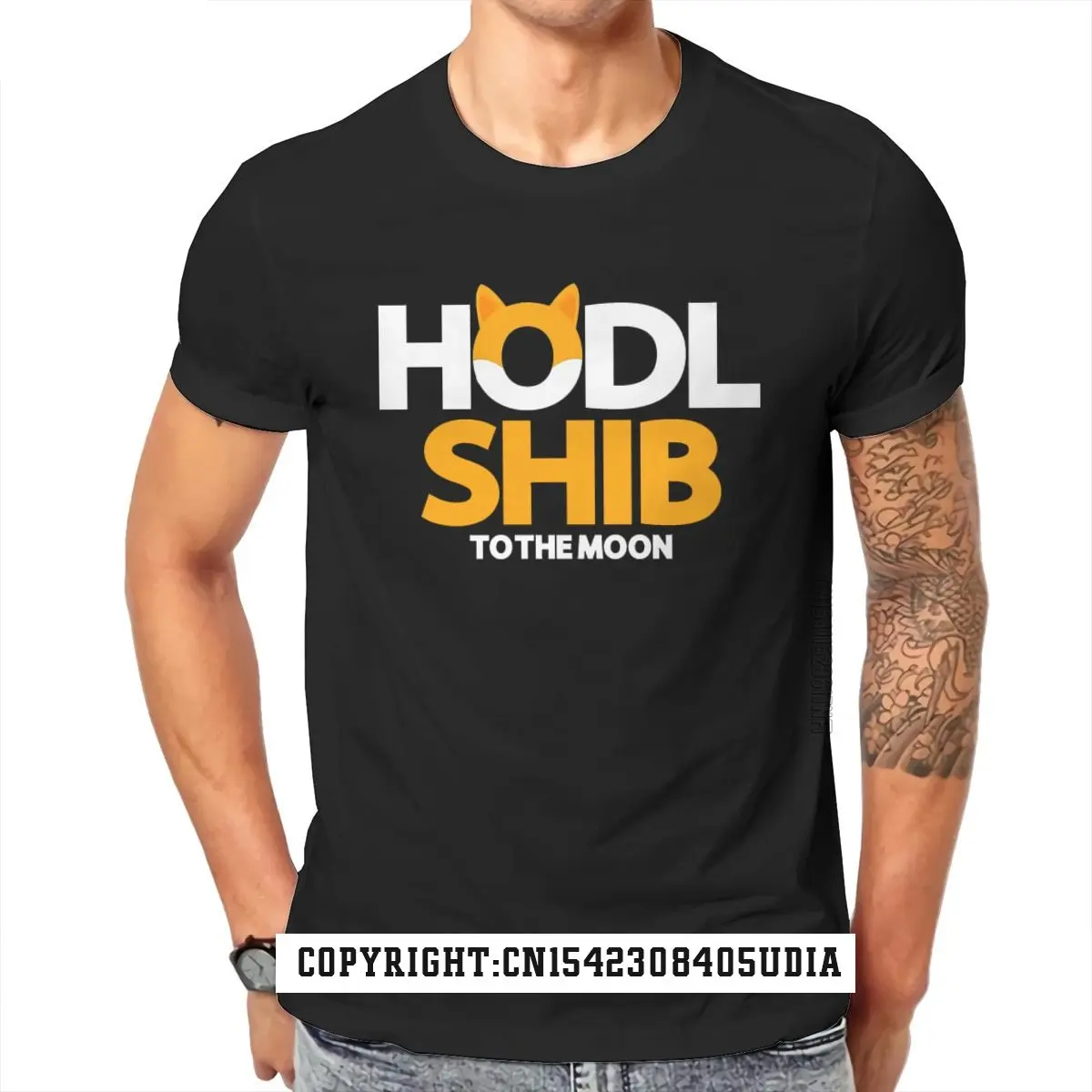 

Hodl футболка Shib Shiba Inu криптовалюты монеты хип-хоп Футболка предлагаемые вещи мужские топы футболки модные футболки