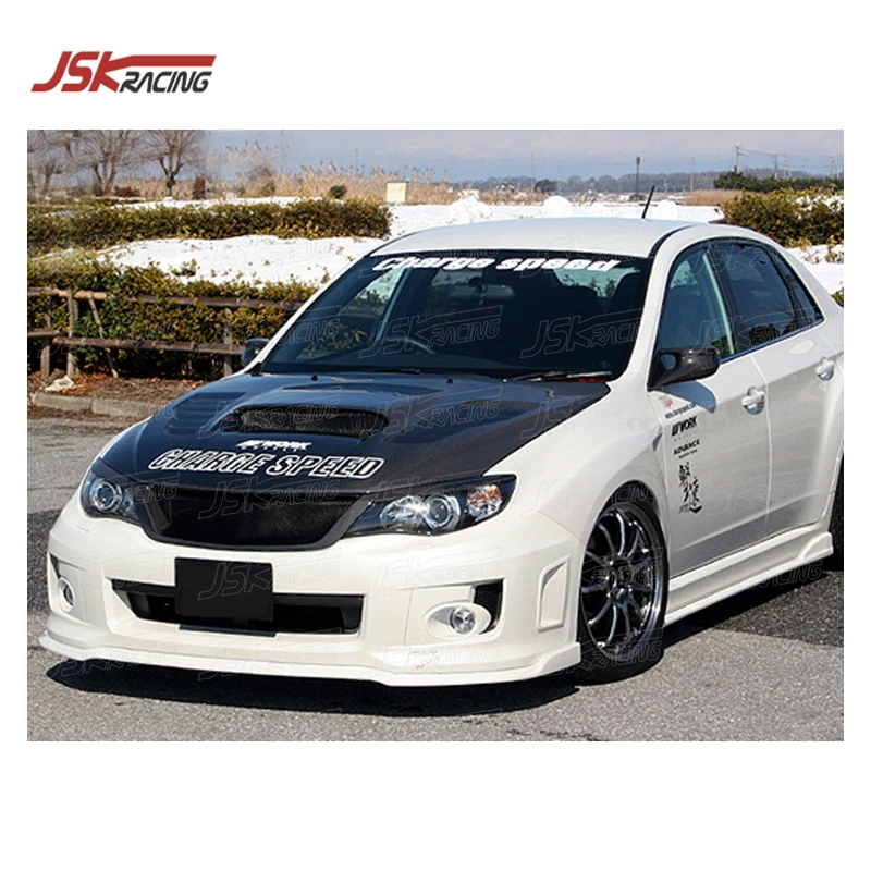 C Style Carbon Fiber Front Lip For Impreza 10 Sti Gvb Gvf 2008-2010  (JSKSRIP08025)