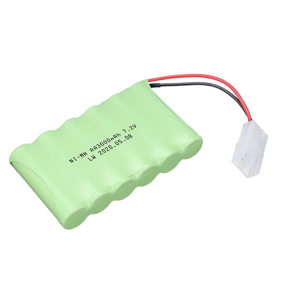 7.2 V 3000 mah 2800mAh متولى حسن AA قابلة للشحن البطارية طامية التوصيل ل RC شاحنة/RC سباق سيارة/RC قارب نموذج 7.2 v 3000 mah بطارية