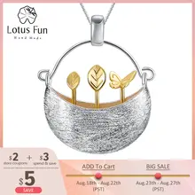 925 Silver Handmade Garden Pendant for Women #5