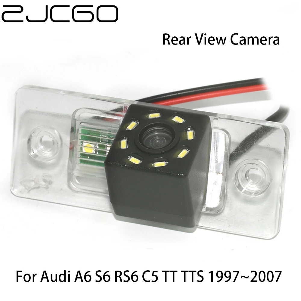 

ZJCGO CCD HD Car Rear View Reverse Back Up Parking Night Vision Waterproof Camera for Audi A6 S6 RS6 C5 TT TTS 1997~2007