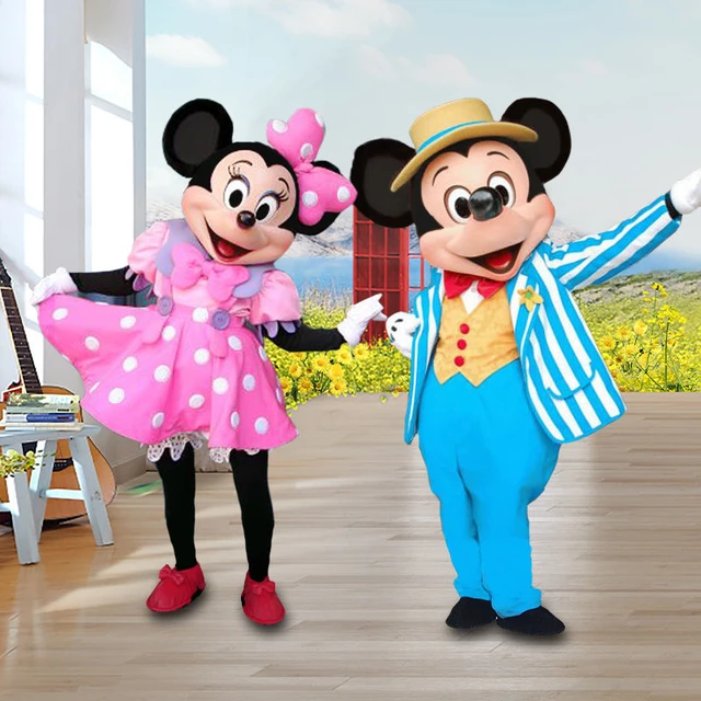 Mickey mouse fashion and minnie mouse costume