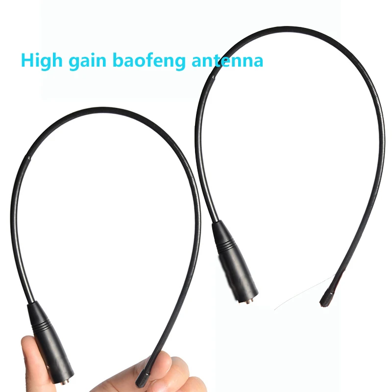 High gain 2pcs 20w baofeng antenna cb radio walkie talkie antenna SMA-Female VHF UHF Dual Band baofeng uv-82 uv-9r plus uv-5r