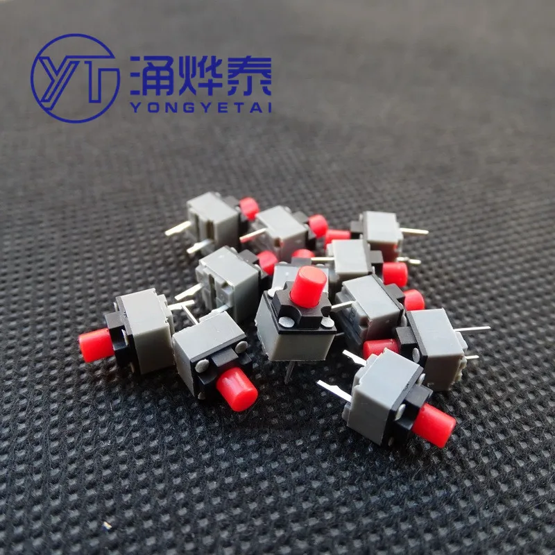 YYT 5PCS 9.5MM Square mute mouse micro switch is suitable for Logitech M330 scroll wheel to press the middle button