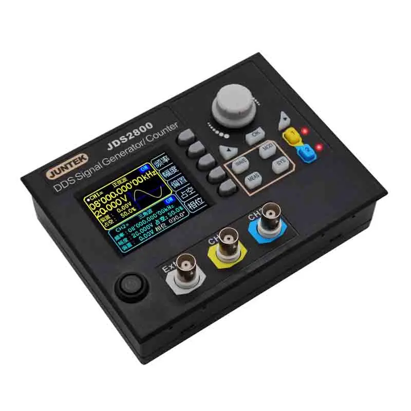 JDS2800 15MHz Dual-channel Function Signal generator AC100-240V DDS Function Arbitrary Waveform Pulse Generator