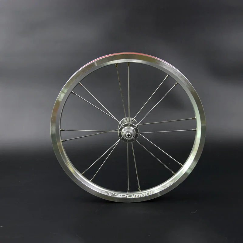 Bicycle wheelset 16 inch aluminum alloy bike wheel V brake variable speed folding bikes front 2 rear 4 Peilin wheel set 11 speed