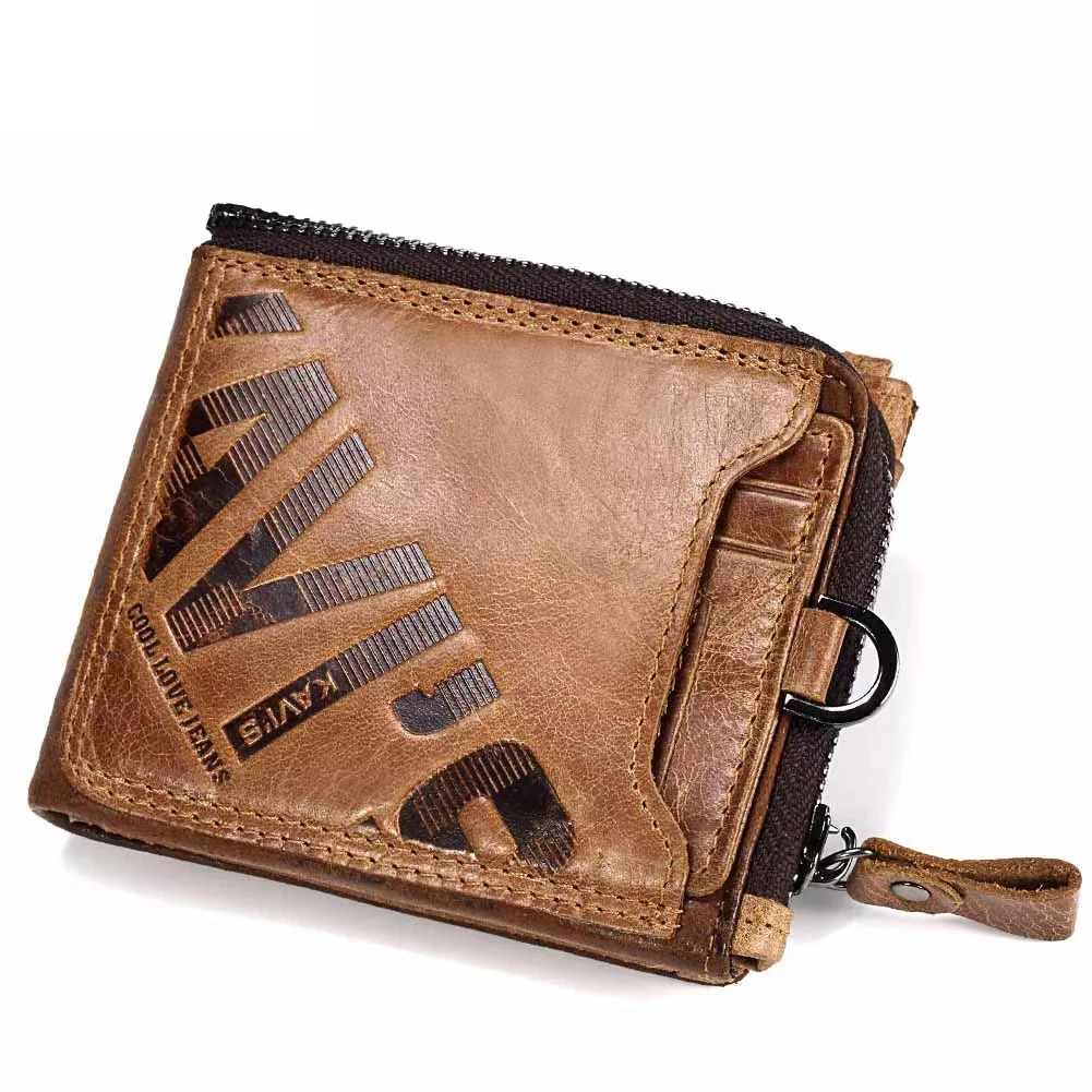 2021 Gredit Card Holder Wallet Purse Men Women Metal RFID Blocking Purse for Men High Quality  ID Card Holder Short porteomonee