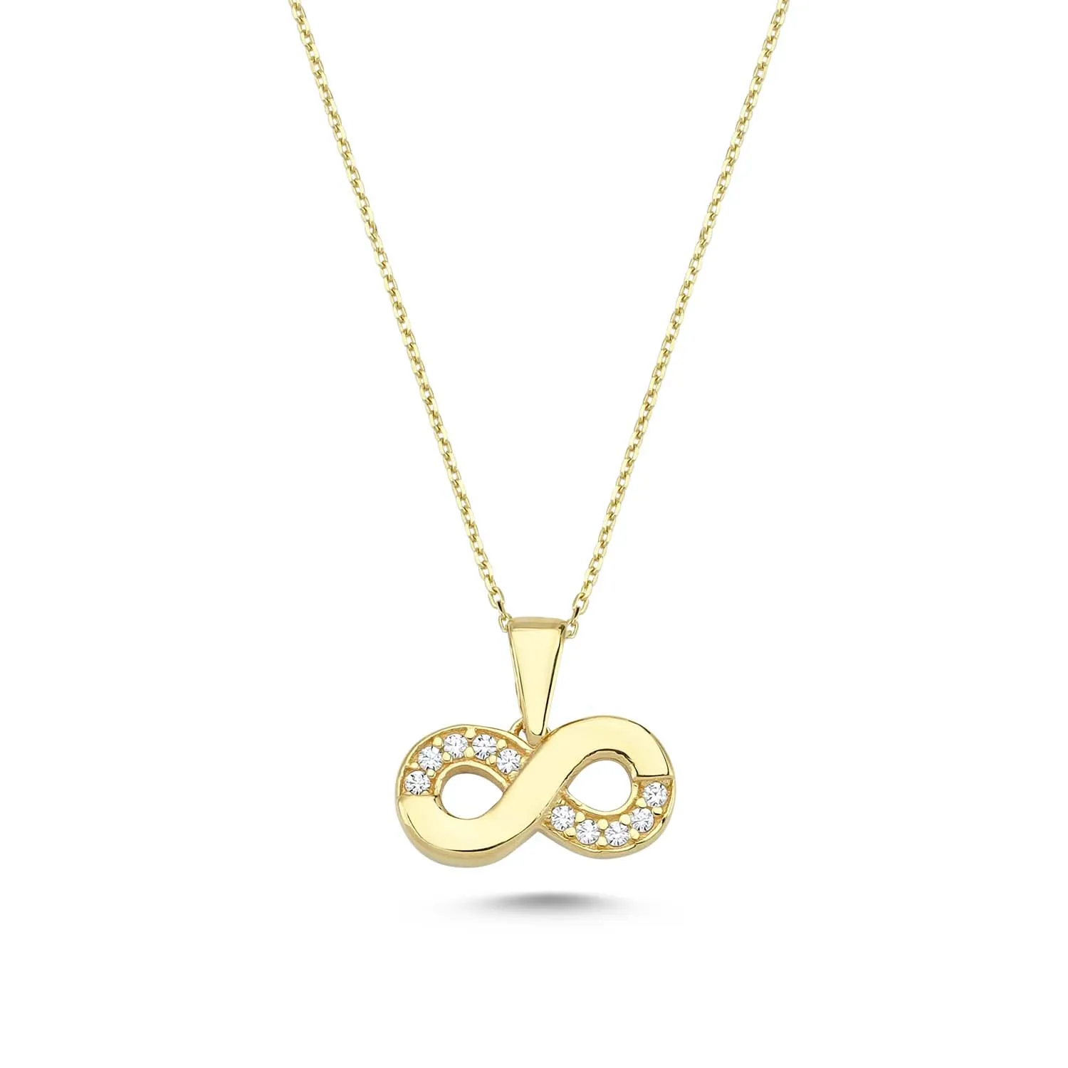 14K Real Gold Infinity Neckland