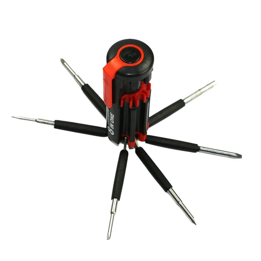 New Multifunction 8 In1 Screwdriver Craftsman Repair Tools Set Kit W/ LED Light Home Tool Accessories