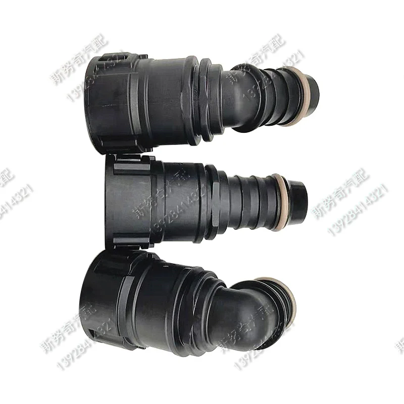 15.82mm ID14 plastic auto fittings fuel line quick connector plastic fuel line connector black color big size quick release 1pc