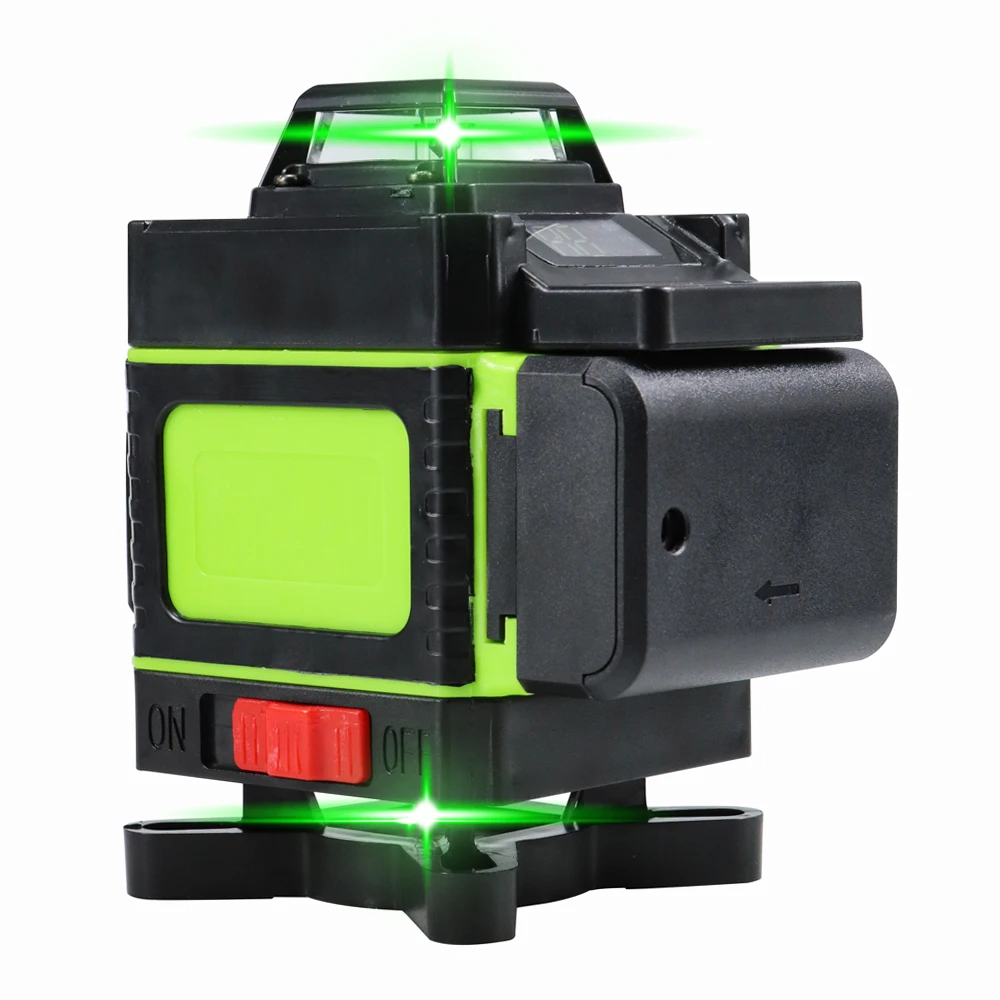 3d 4d green laser level 360 rotary Higher Visibility laser level 16 lines self leveling laser level 12 lines Indoors Outdoors