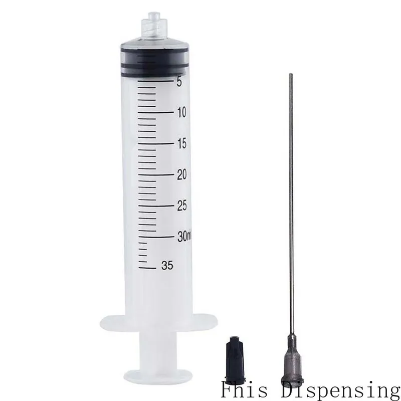 30ml Luer Lock Syringe and 10cm Long 16G Blunt Needle Pack of 2