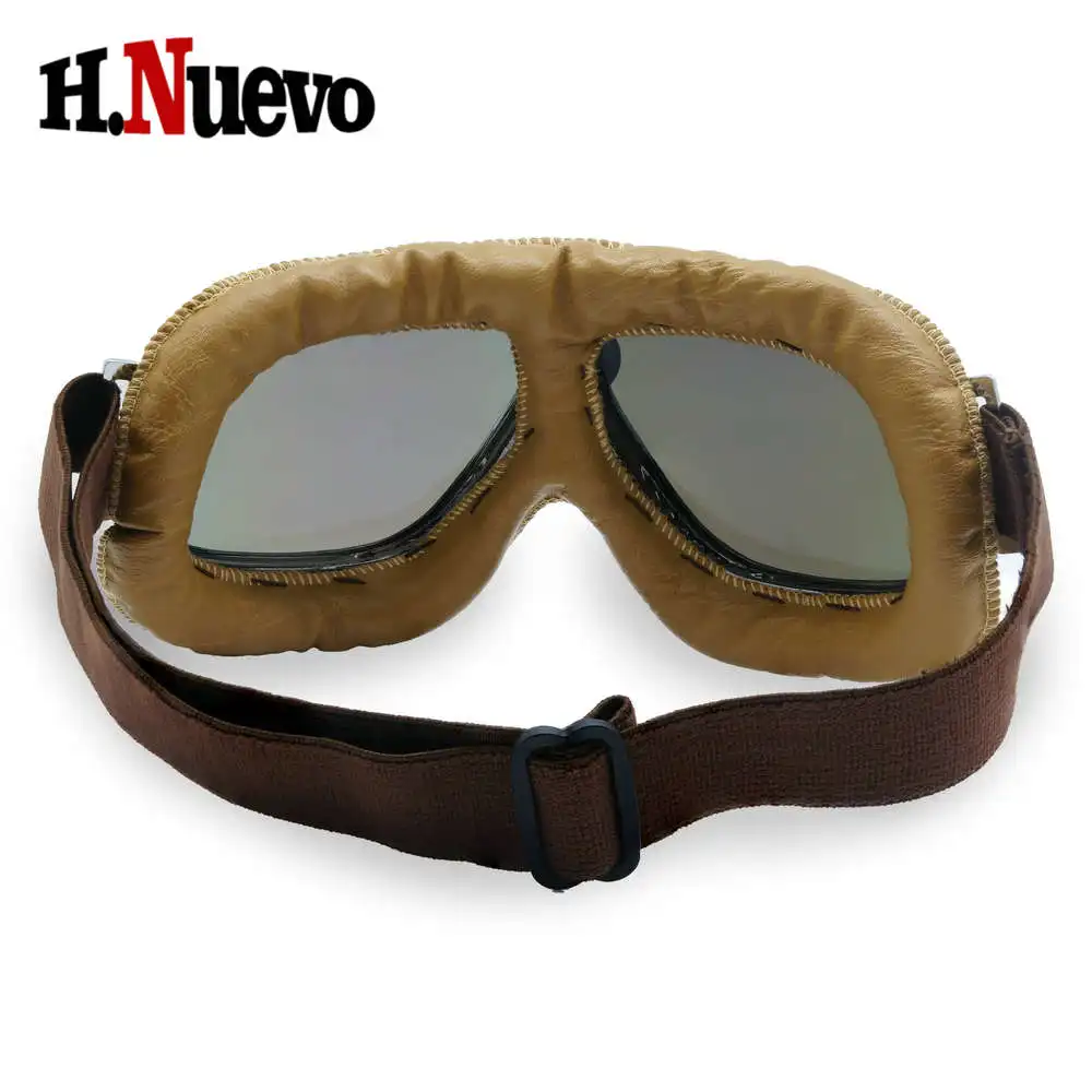 Motorcycle Motorbike Goggle Universal Vintage Motocross Scooter ATV Off Road Dirt Bike Glasses Anti Wind Fog Dustproof