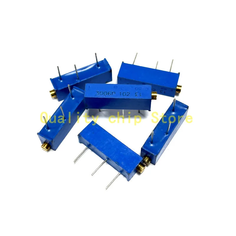 10PCS 3006P Precision Multi-turn Adjustable Potentiometer 1K 2K 5K 10K 20K 50K 100K 200K 500K 100R 200R 500R 100 200 500 ohm