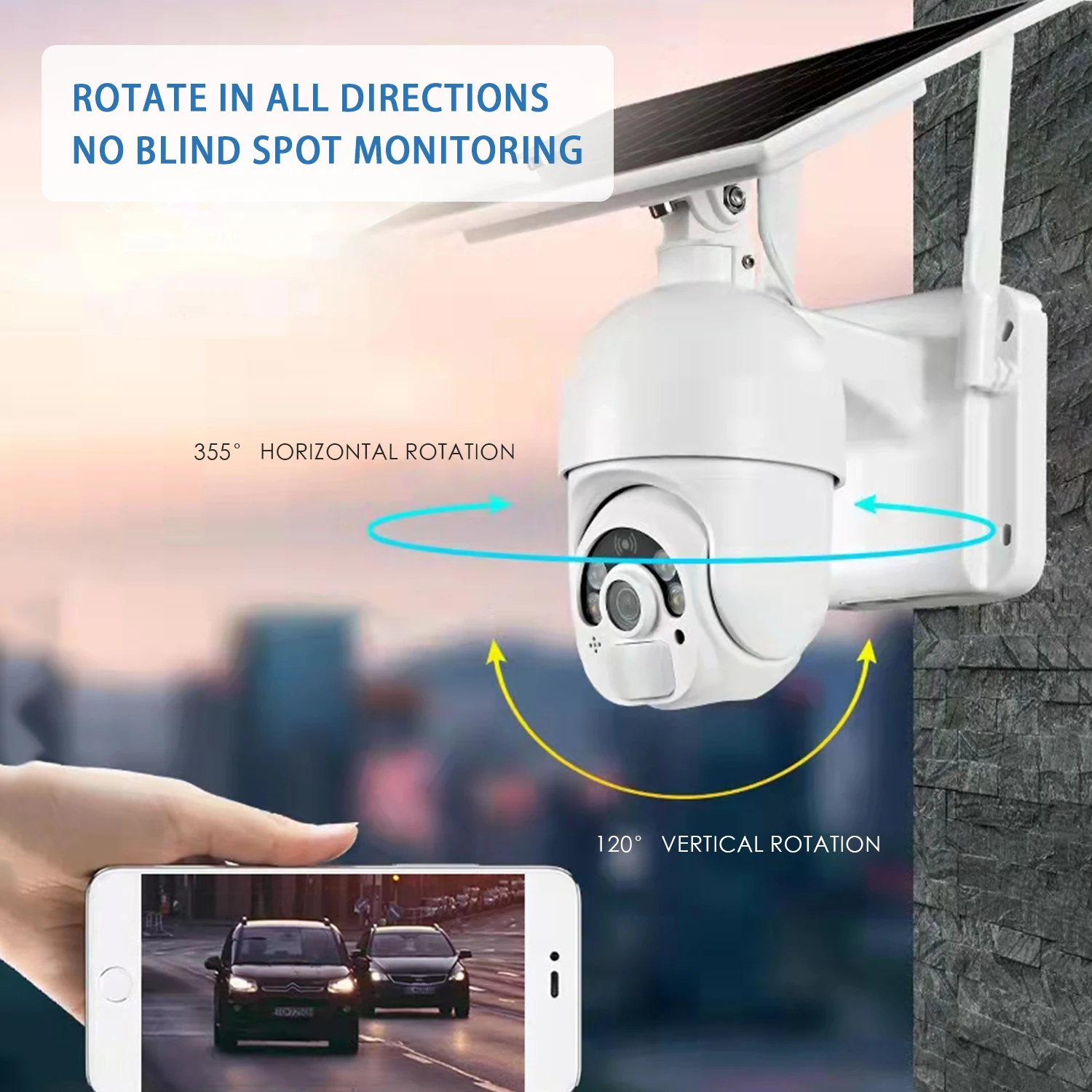 Tuya Smart 4G Solar Camera Met Batterij Video Surveillance Camera 'S Met Wifi Beveiliging Ip Camera