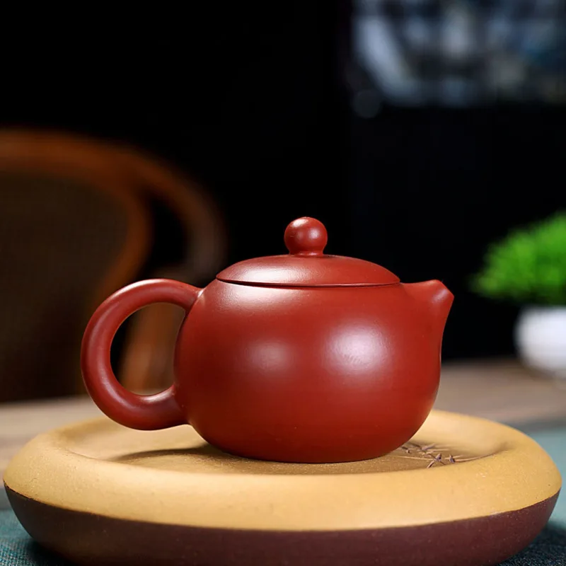 230ml Raw Ore Dahongpao Xishi Tea Pot Classic Yixing Purple Clay Teapots Household  Filter Tea Kettle Tea Ceremony Customized