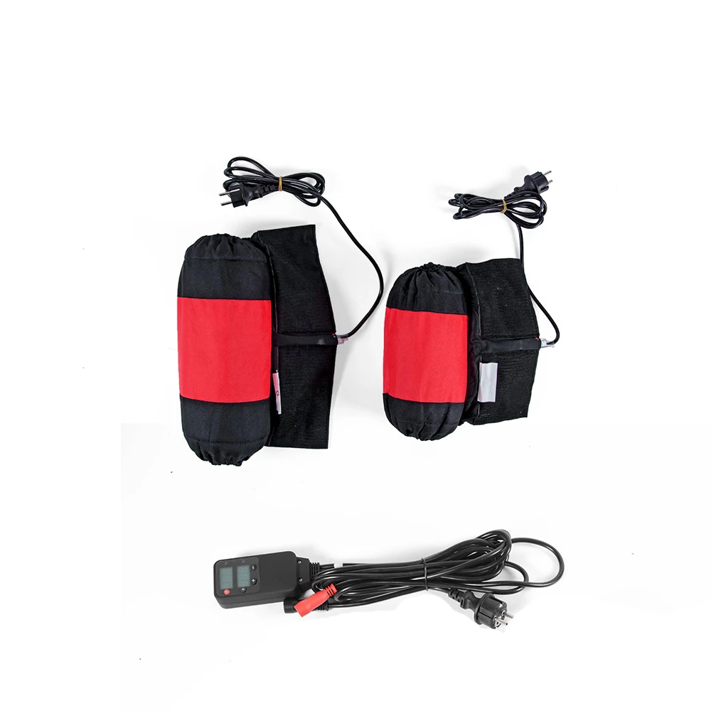 

MOTO4U 1 Pair Red 120/180 120/190 120/200 Front and Rear Racing Universal CE Digital Motorcycle Race Tire Warmer Tyre warmer