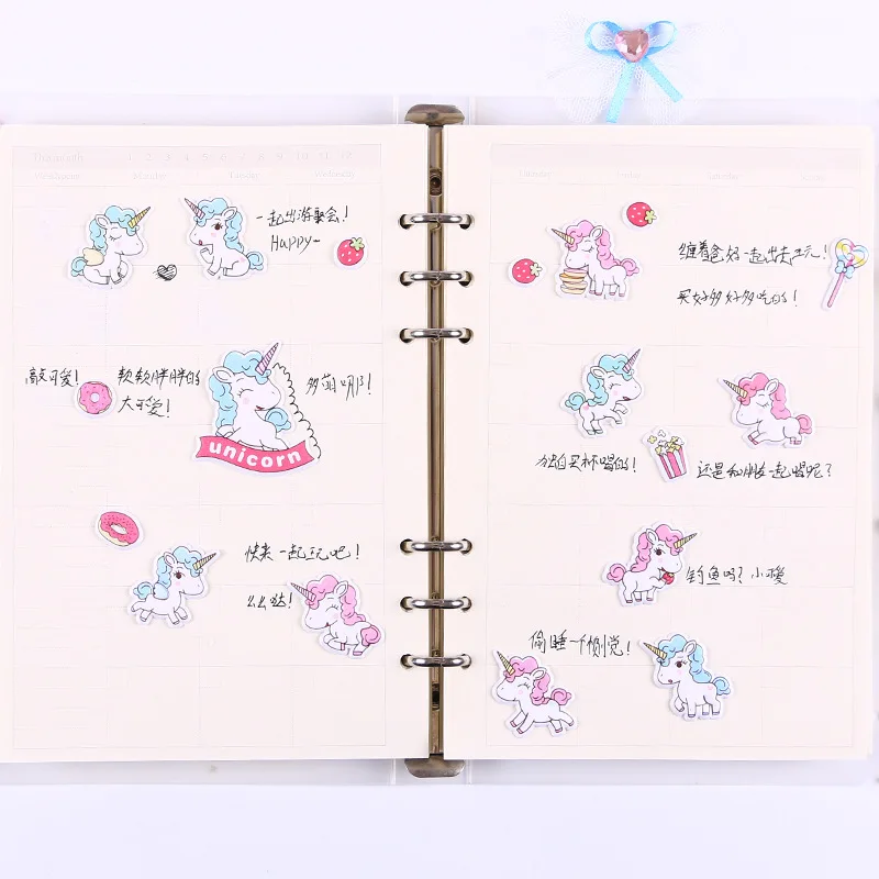 1 pc Unicorn Foam  3D Decorative Colorful Stickers Diary Sticker Scrapbook Decoration PVC Stationery Stickers