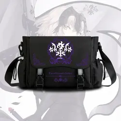 Bolsa mensageiro anime FGO para homens, bolsa de ombro cosplay casual para adolescentes e estudantes