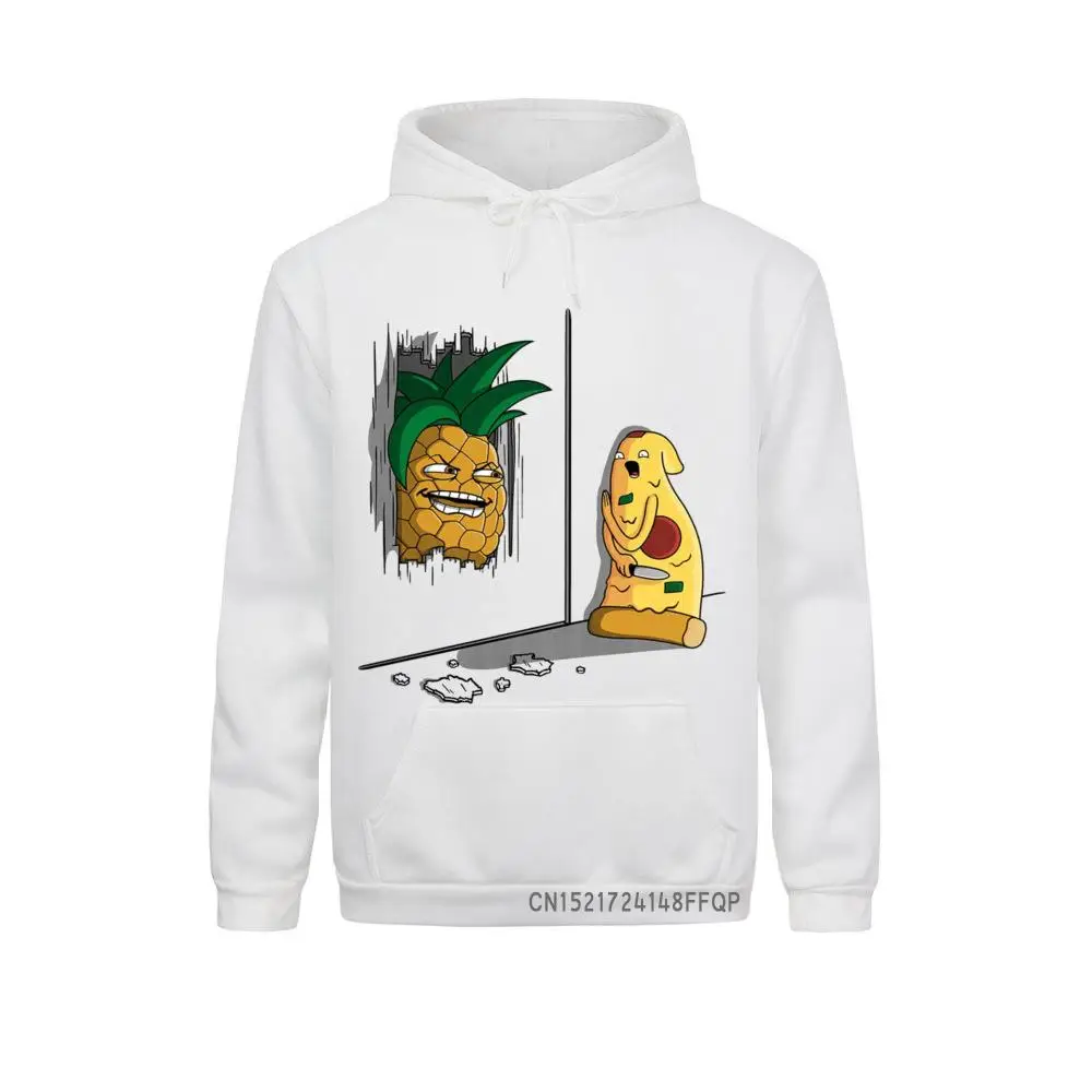 Newest Funny Pineapple Pizza Design Printed Sweatshirt Fashion Cartoon Yummy Food Hoodie Men's Novelty Cool Hooded Sweats