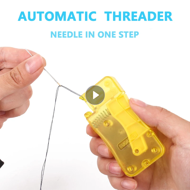 DIY Sewing Threader Auto Needle Threader Hand Machine Sewing Automatic Thread Device For Elderly Housewife Household Crafts