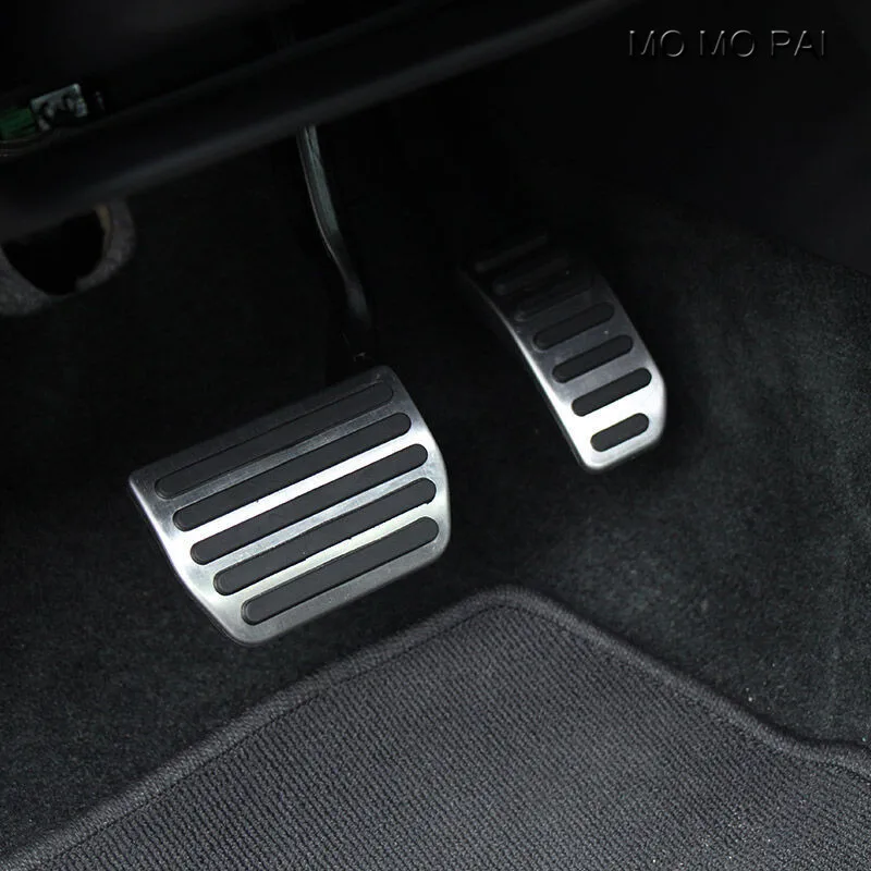 No Drill Aluminium Fuel Brake  Sport Pedal Pad For VOLVO S60 S80 V60 XC60 AT Automatic Car