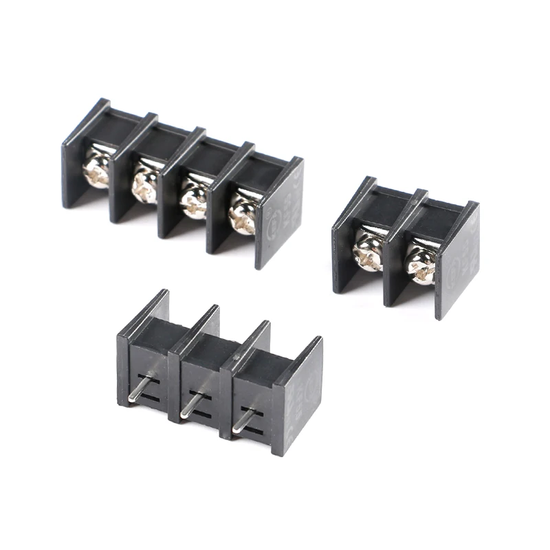 5Pcs KF55C-10.0 HB611-6.35 HB762-7.62 HB825-8.25 HB9500-9.5 DIP Connector Socket 2P 3P 4P Plug BLACK Connector DIY New