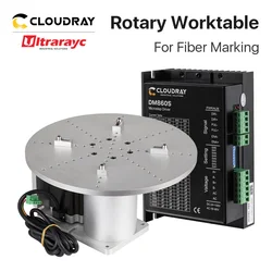 Ultrarayc Rotary Worktable 4 Models Fixed Rotry Device + DM860S Driver for Co2 & Fiber Marking and Engraving Machine