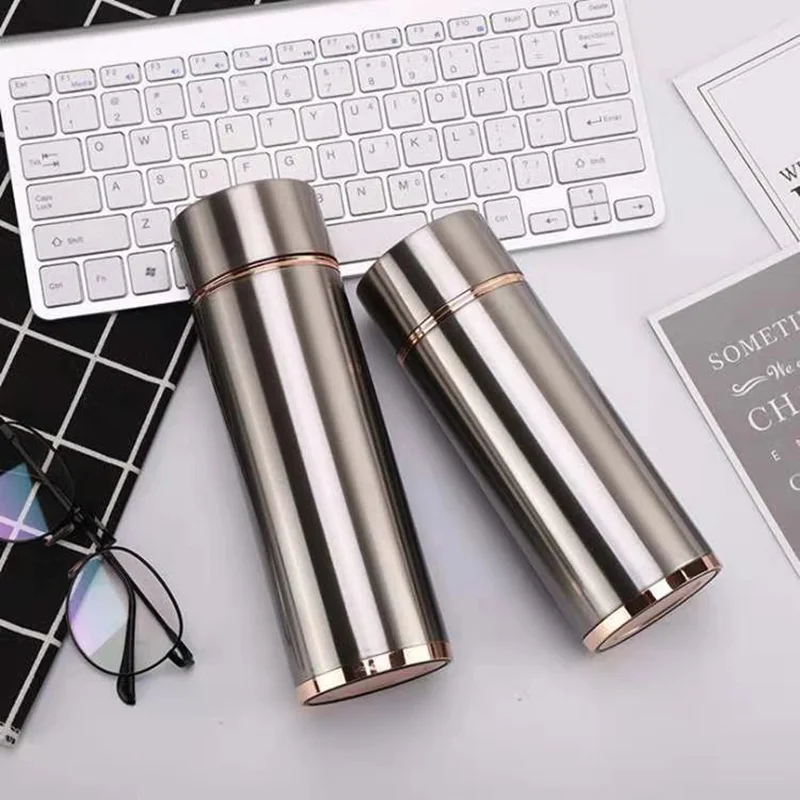 400ml High Quality Double Wall Thermal Cup Travel Mug Water Thermos Bottle Vacuum Cup School Home Tea Coffee Drink Bottle