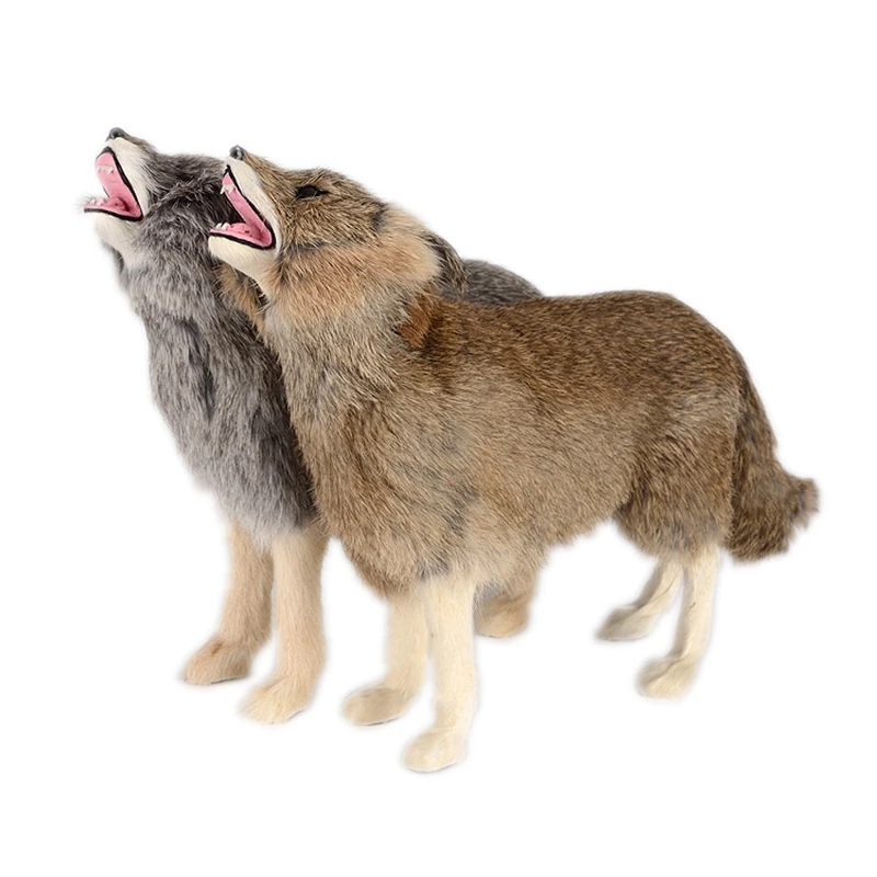 

simulation animal dog toy soft shepherd wolf dog animal model exhibition hall home decoration DY80059